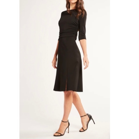 NWT - Elie Tahari Azalea Dress (Black) Size 6 - Picture 2 of 9